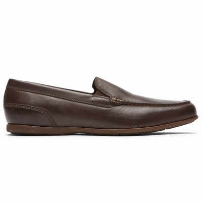 Sapatos Casual Rockport Malcom Venetian Homem Marrom PT-47906